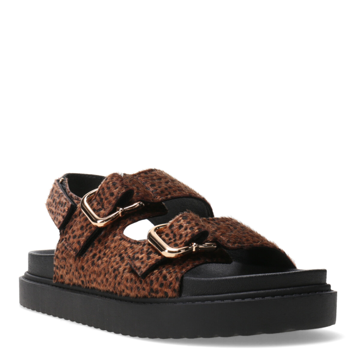Sandalia ORYX con doble hebilla MissCarol - Animal Print 
