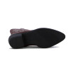 Bota Tejana Darkness Marron Oscuro