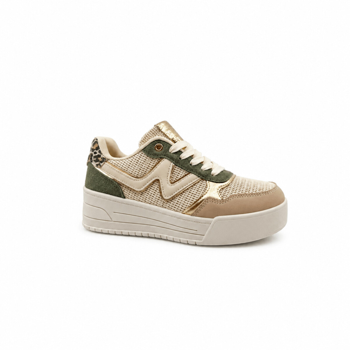Calzado deportivo Dama Osada - BEIGE/GREEN 