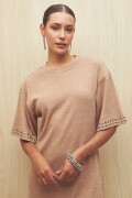 VESTIDO JAVIERA Beige Melange