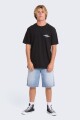 REMERA CRAYON WAVE PREMIUM SS J-negro