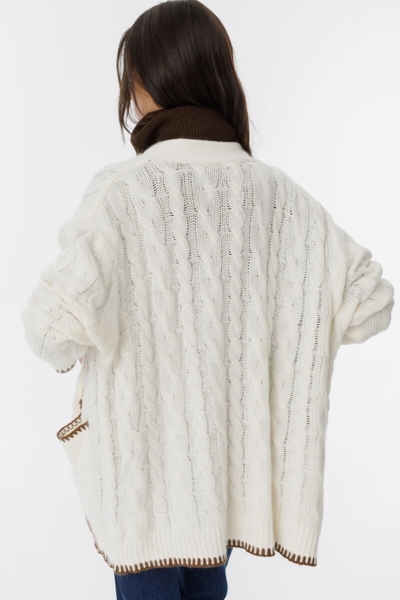 Cardigan Elora Off White