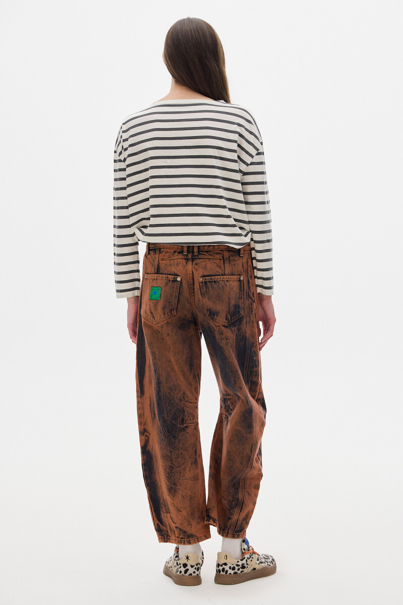 Jean Barrel Washed Rust