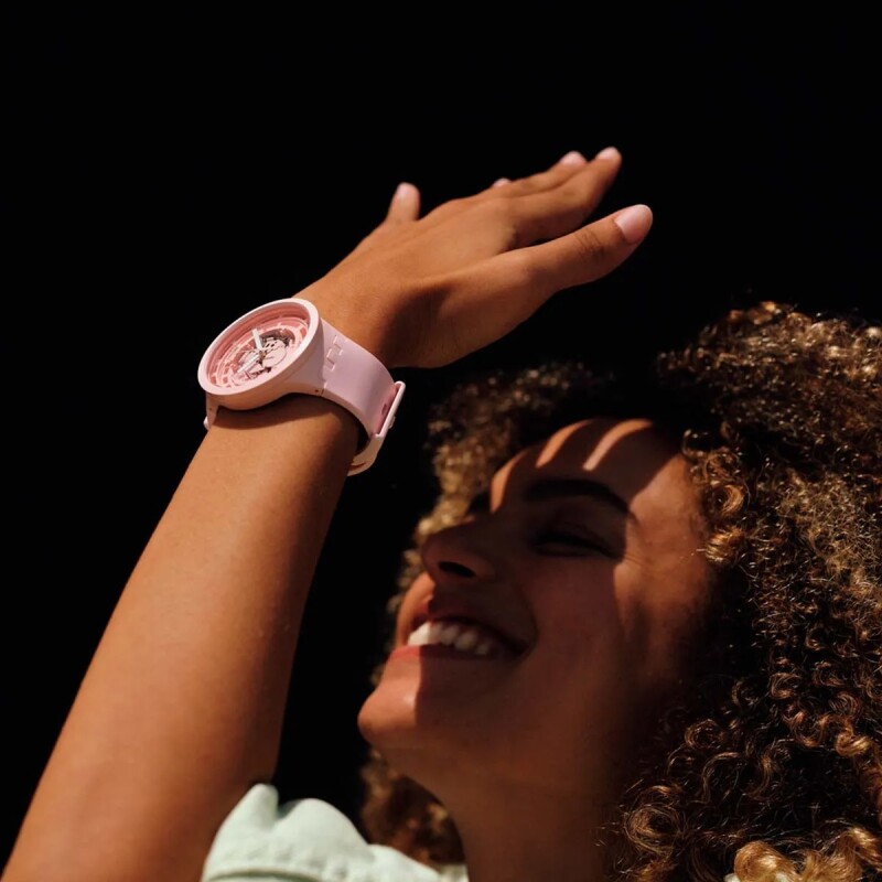 Reloj Swatch Bioceramic C-Pink SB03P100 Rosa