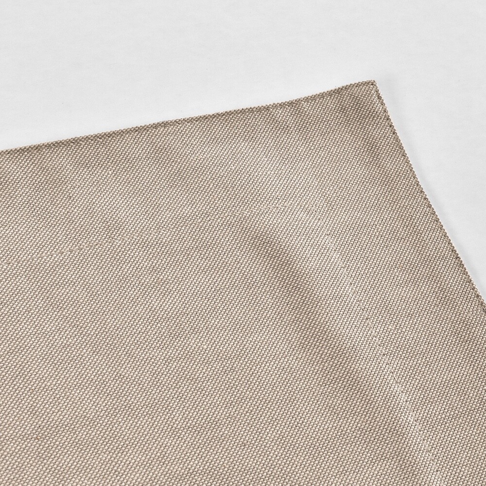 Individual Cretona Beige Doble Faz Unico