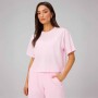 Polo Manga Corta Boxy Mujer Soft Pink