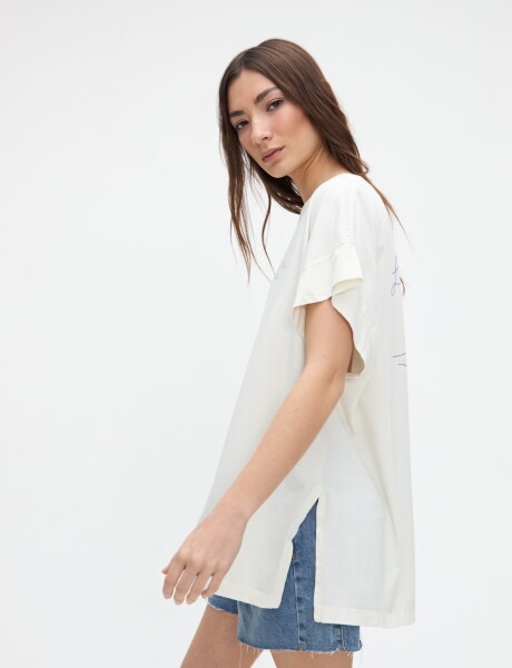 Musculosa Evelyn Off white