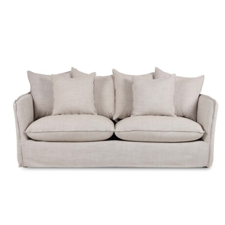 SOFÁ 3 CUERPOS TELA-PREMIUM NATURAL-BEIGE BAHAMA NATURAL