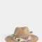 Sombreros Romántico Sombrero Con Trim - Marron Camel