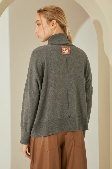 POLERA MALENA GRIS