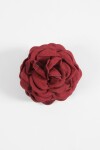 Broche de tela rojo