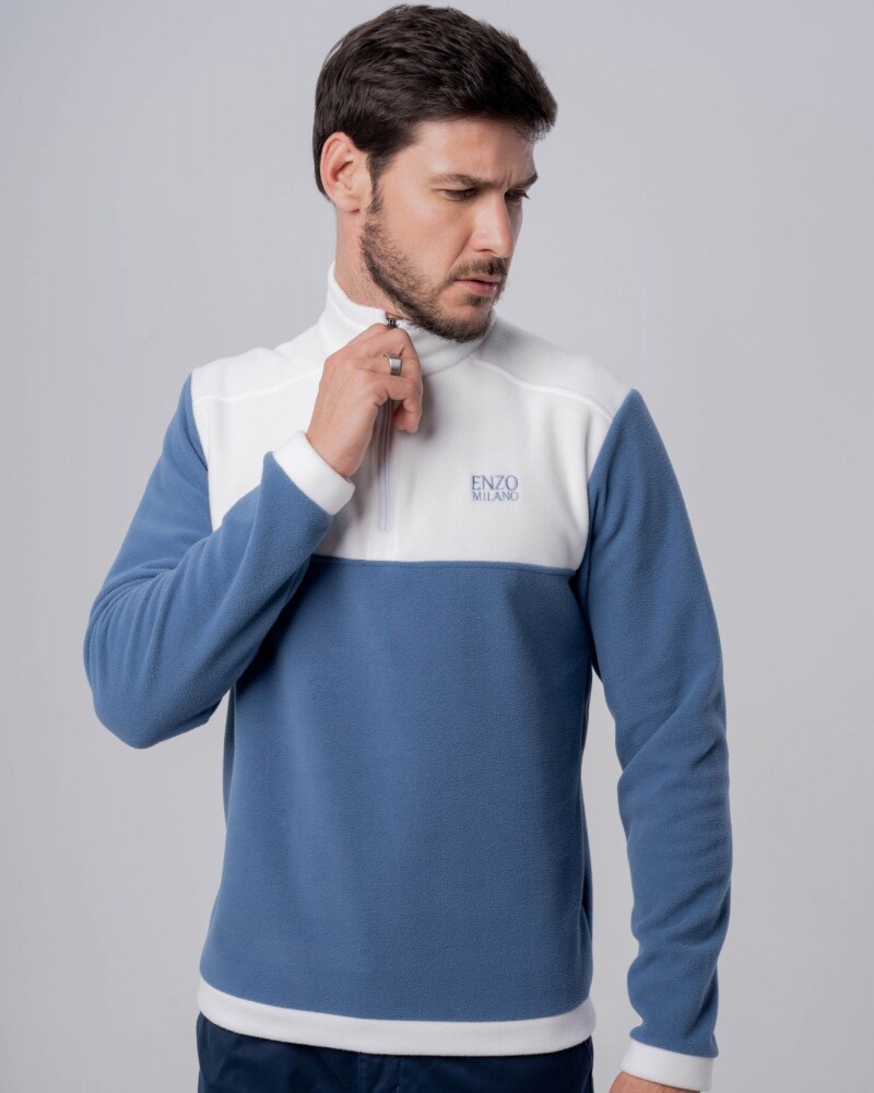 Sueter Fleece Azul Marino U