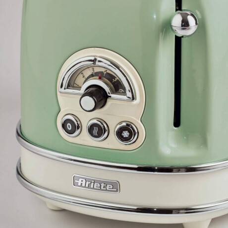 Tostadora Ariete Vintage 2 Ranuras con Pinza Verde