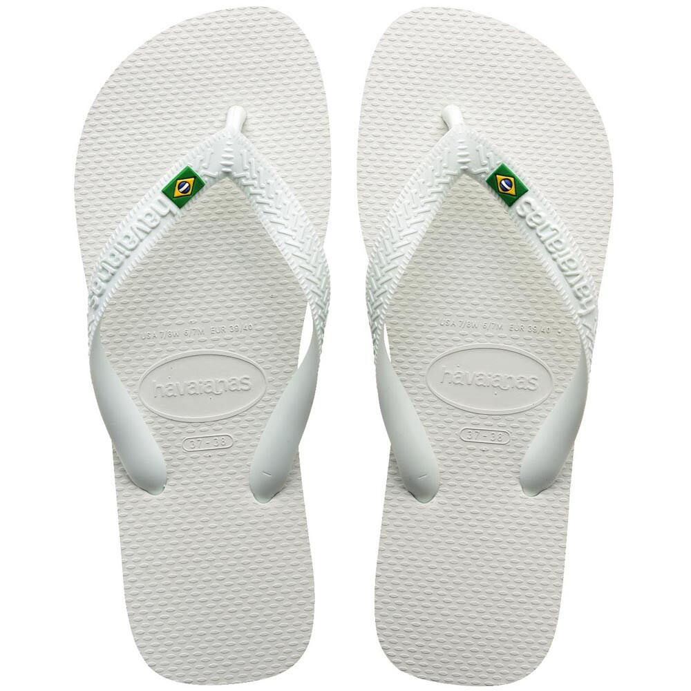 Sandalias Havaianas Brasil Unisex Blanco