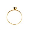 Anillo Solitario-Oro bajo-Piedra Zafiro-AN8124 conpiedra