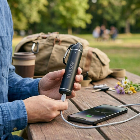Cargador Portátil Klasse Power Bank | Color negro Cargador Portátil Klasse Power Bank | Color negro