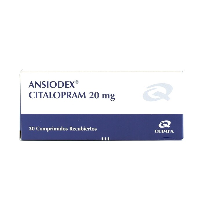 ANSIODEX 20 MG. CJ X 30 COMPRIMIDOS única