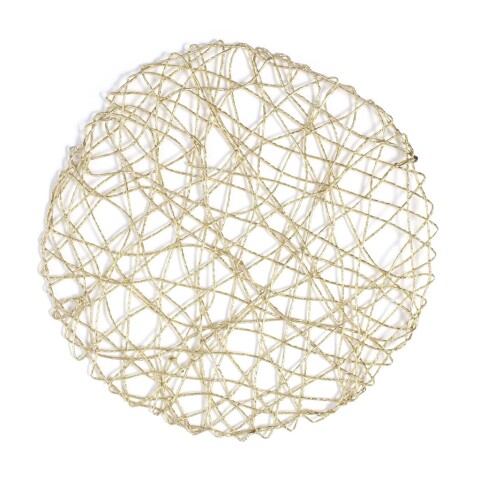 INDIVIDUAL PAPEL TEJIDO COLOR NATURAL D38CM INDIVIDUAL PAPEL TEJIDO COLOR NATURAL D38CM