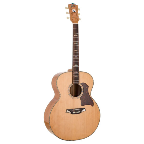 Guitarra electro acustica Bromo BAN7E natural c/ funda y soporte Guitarra electro acustica Bromo BAN7E natural c/ funda y soporte