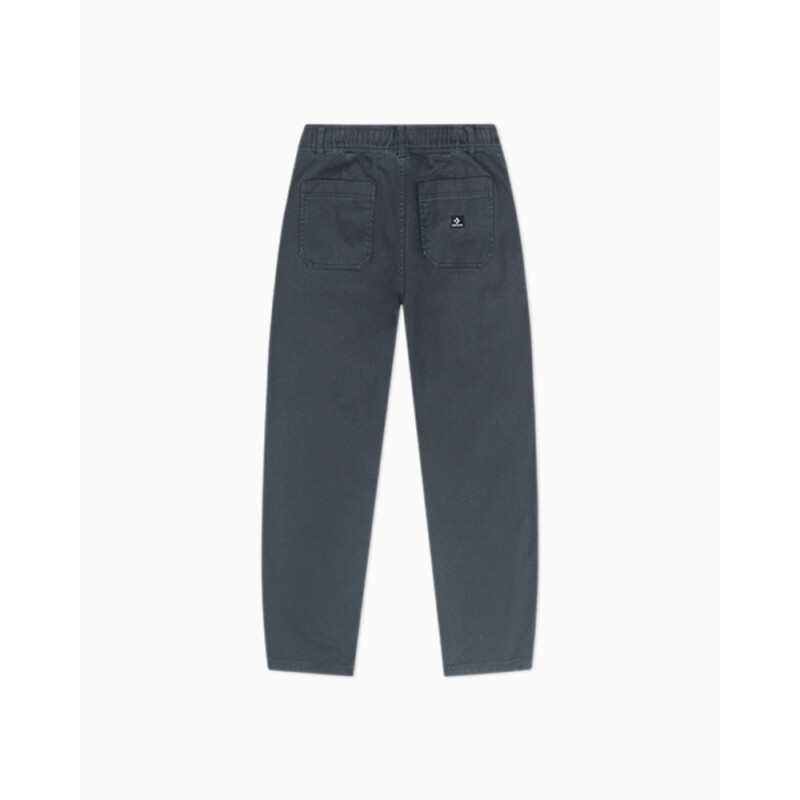 BLACK DENIM BARREL PANT OVERDYED BLACK BLACK