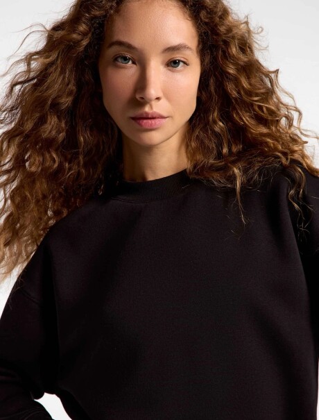 BUZO CON PUÑOS ELASTIZADOS BEIGE