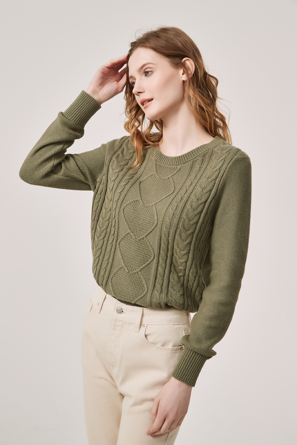 Sweater Aspasia Verde Seco