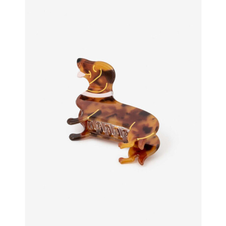 Broche De Perro Salchicha Combinacion Tricolor