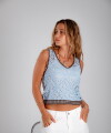 Blusa Clara celeste