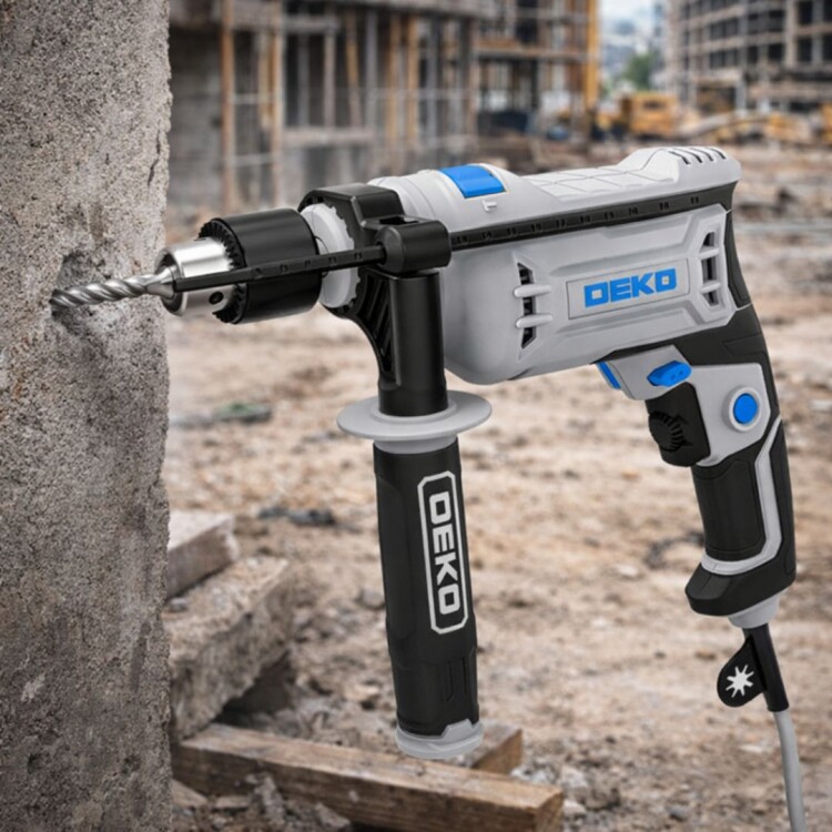 TALADRO CON PERCUTOR 13MM 650W DEKO TALADRO CON PERCUTOR 13MM 650W DEKO