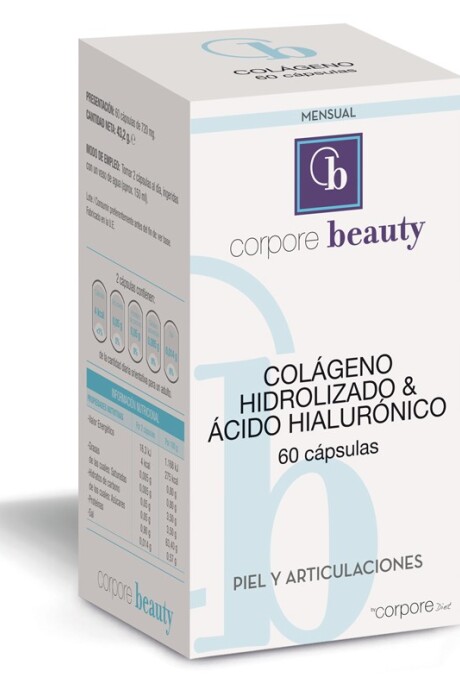Colágeno hidrolizado & Ácido hialurónico Corpore x 60 caps Colágeno hidrolizado & Ácido hialurónico Corpore x 60 caps