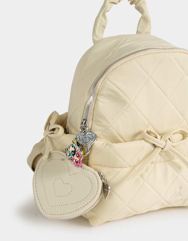 Mochilas Urbanas Mochila Chicas Superpoderosas - Blanco Crudo