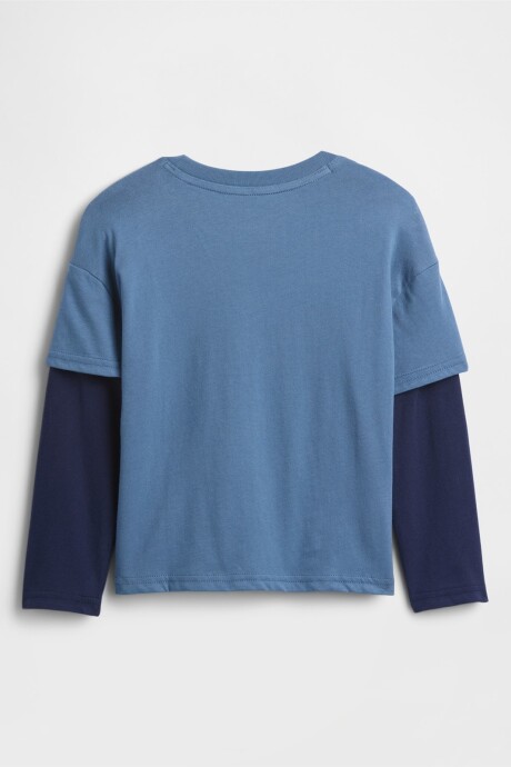 Remera Gráfico Toddler Niño Cornflower829