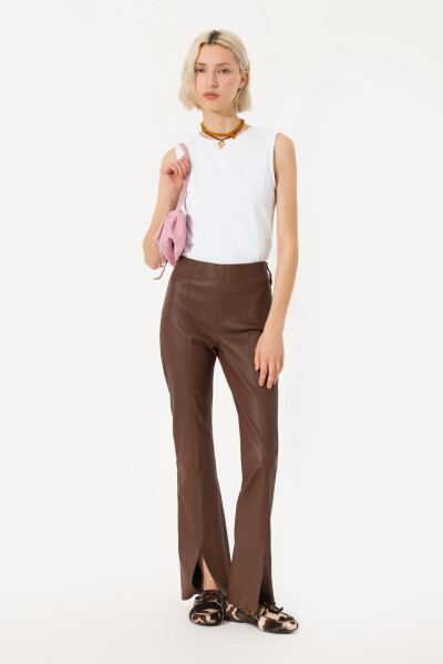 PANTALON NET Chocolate