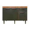 Mueble Bajo Mesada En Madera 100% Mdp 15 Mm Nogal Grafito Mueble Bajo Mesada En Madera 100% Mdp 15 Mm Nogal Grafito