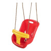 Hamaca Bebe Plástica con Cinto Rojo