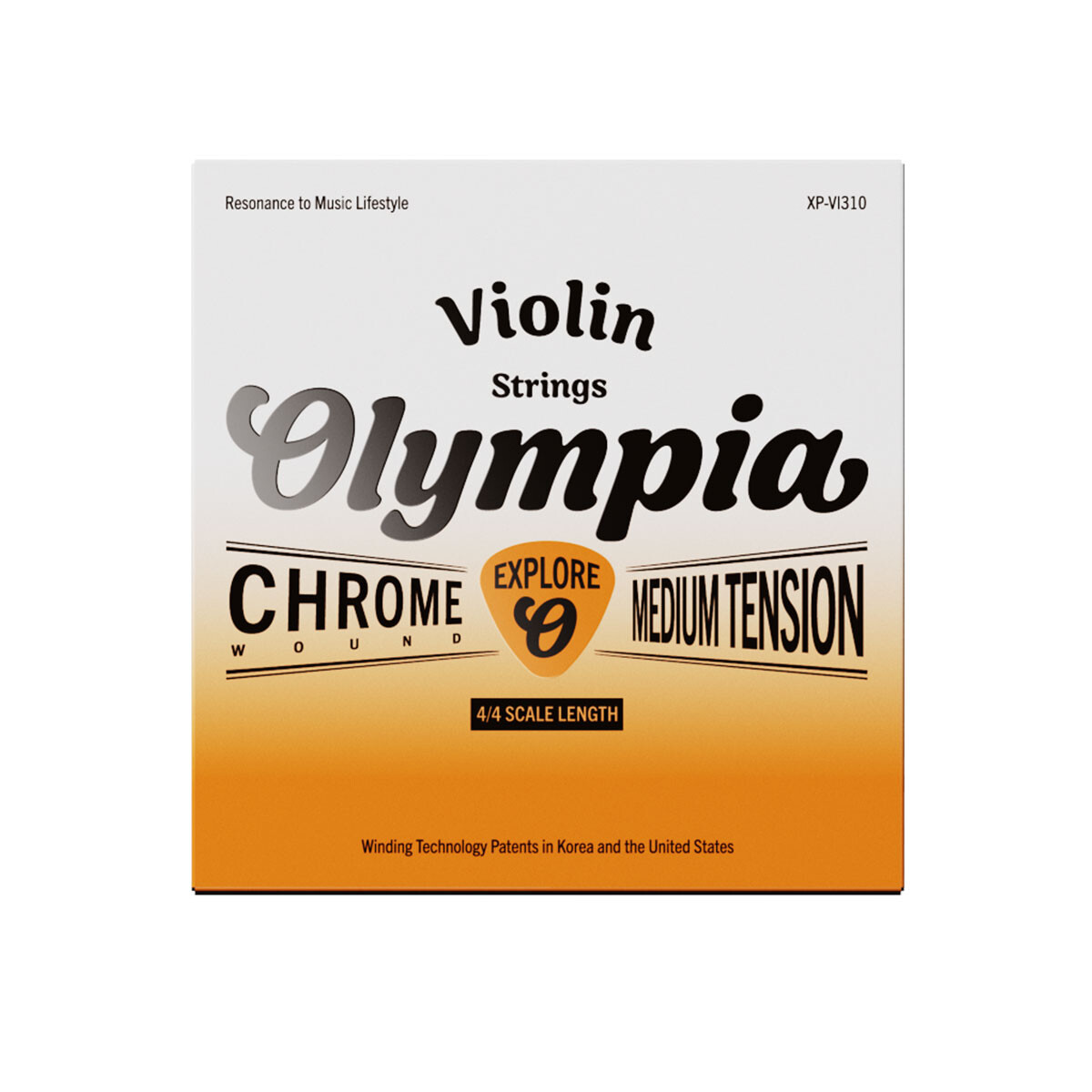 Encordado Violín Olympia Explore Nickel Chrome Wound 4/4 