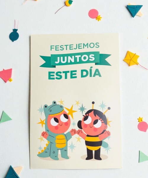 Tarjeta día del niño 10x15 DISEÑO 9