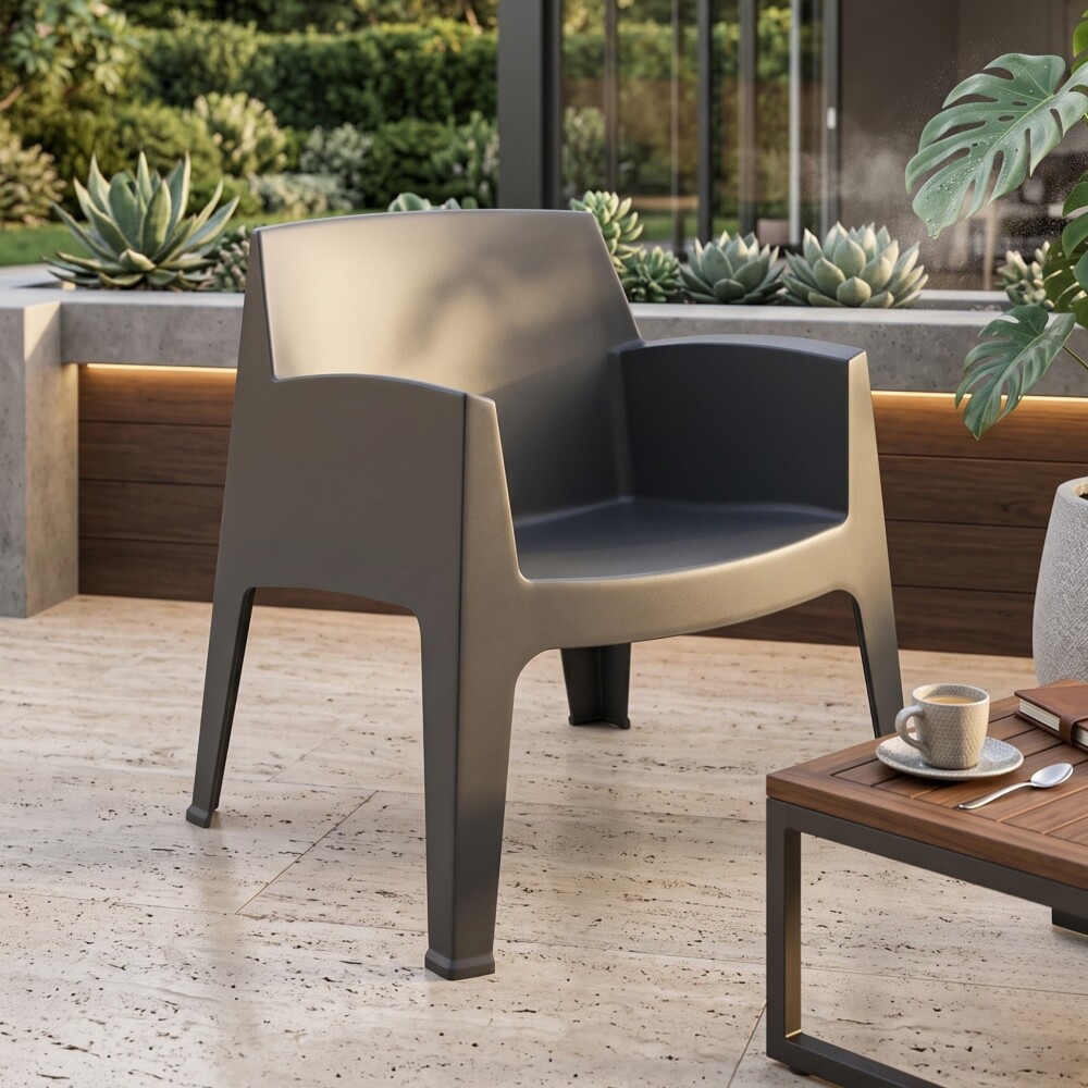 Set de Jardín Mesa + 2 sillas - Magna Negro