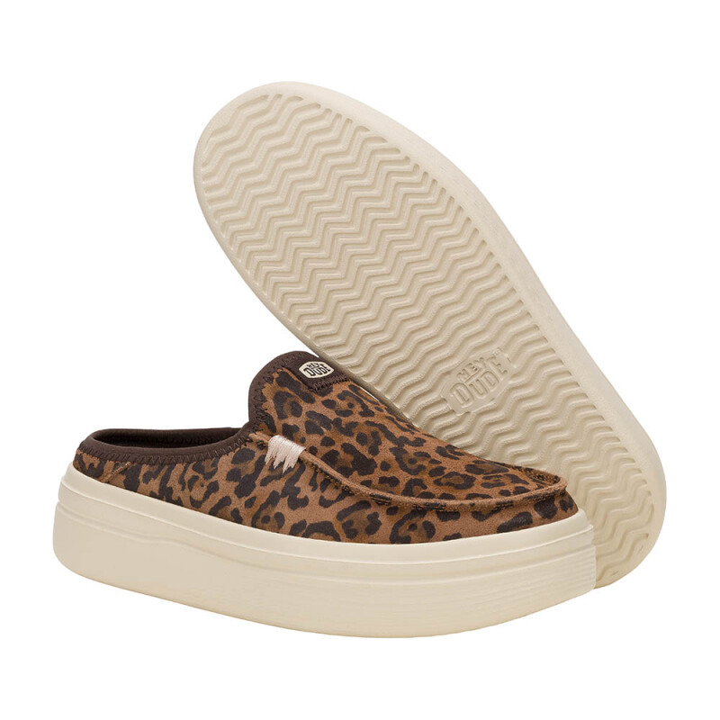 Zuecos Austin Lift Classic - Mujer Brown Leopard