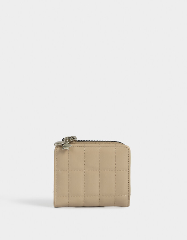 Billetera Billetera Puffy Beige - Marron Beige