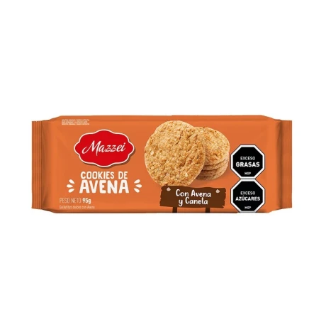 GALLETA DULCE MAZZEI AVENA/CANELA 95G GALLETA DULCE MAZZEI AVENA/CANELA 95G