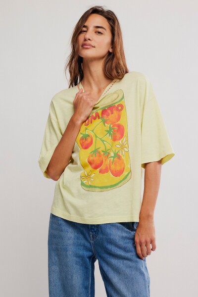 REMERA IN SPRING Amarillo