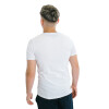 Muvem Men Plain V Neck T-Shirt Blanco