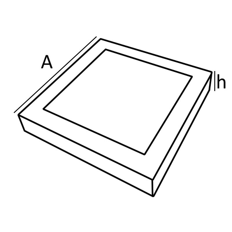 PANEL ADO. LED 24W 6500K CUADRADO 285X285X28MM PANEL ADO. LED 24W 6500K CUADRADO 285X285X28MM