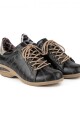 Zapato combinado, burbuja Negro combinado