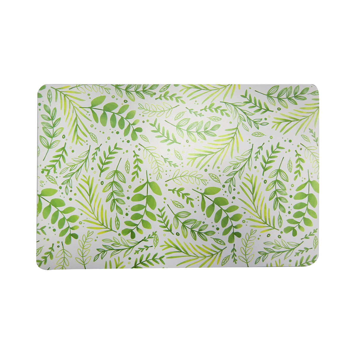 Individual Rectangular Hojas Verde 47 x 27 cm 