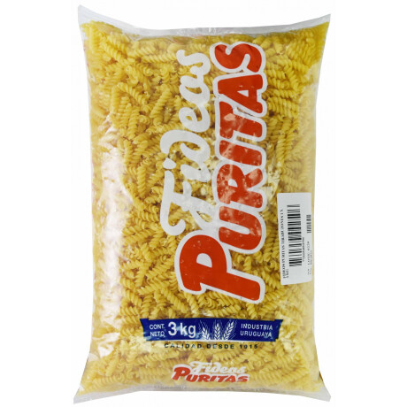 FIDEOS SEMOLADOS PURITAS 3K TIRABUZON FIDEOS SEMOLADOS PURITAS 3K TIRABUZON