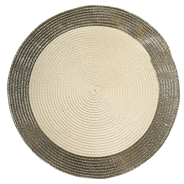 MANTEL INDIVIDUAL GLOW Ø38CM DORADO DORADO
