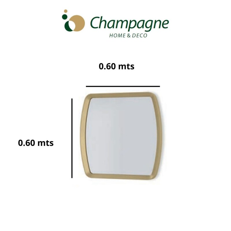 ESPEJO FRAME 60X60. ESPEJO PLATA LACA BRONCE ESPEJO FRAME 60X60. ESPEJO PLATA LACA BRONCE