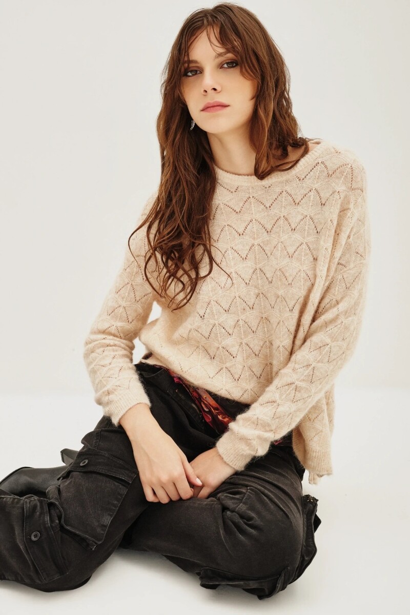Sweater Cymade Vernet Crudo Melange